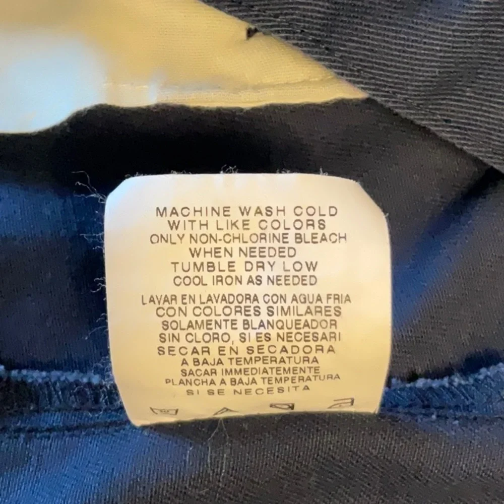 Faded Glory Blue Casual Straight-Leg Bottoms